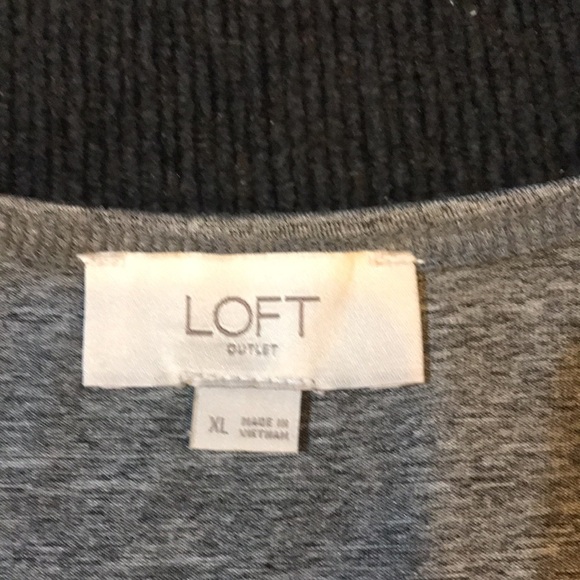 Loft Gray Racerback & Black Gauzy Pleated Skirt Racerback Maxi Dress-XL - Picture 10 of 12